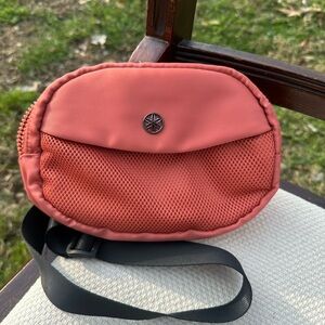 Orange belt bag